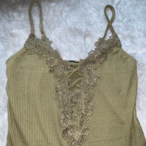 Olive Green Bodysuit